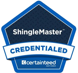 CertainTeed ShingleMaster Credentialed badge