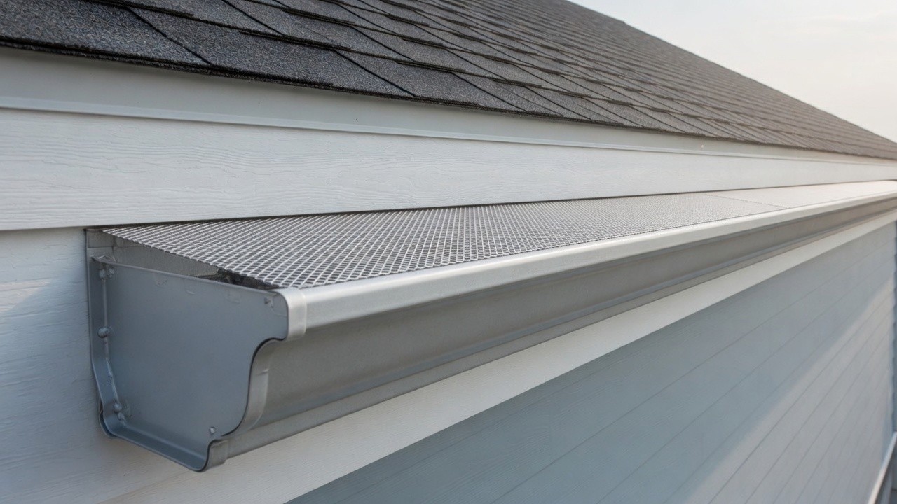 Clean gutters with micro-mesh gutter guards