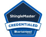 CertainTeed ShingleMaster Credentialed badge