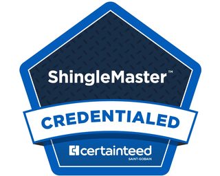 CertainTeed ShingleMaster Credentialed badge